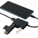 Хаб разветвитель Type-C x 4 порта USB 3.0 5Gbps Kiwifotos KHU-C15