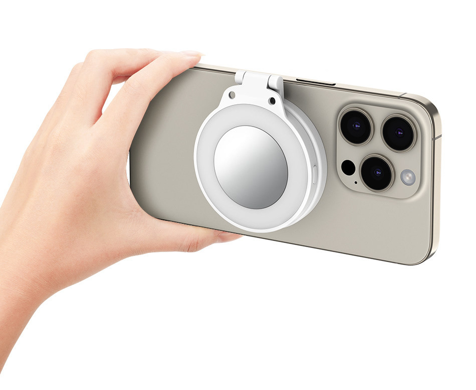 MagSafe кольцевой свет на смартфон (белый цвет)