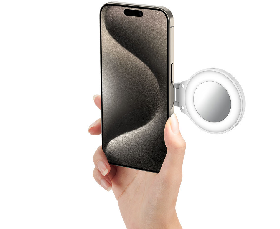 MagSafe кольцевой свет на смартфон (белый цвет)