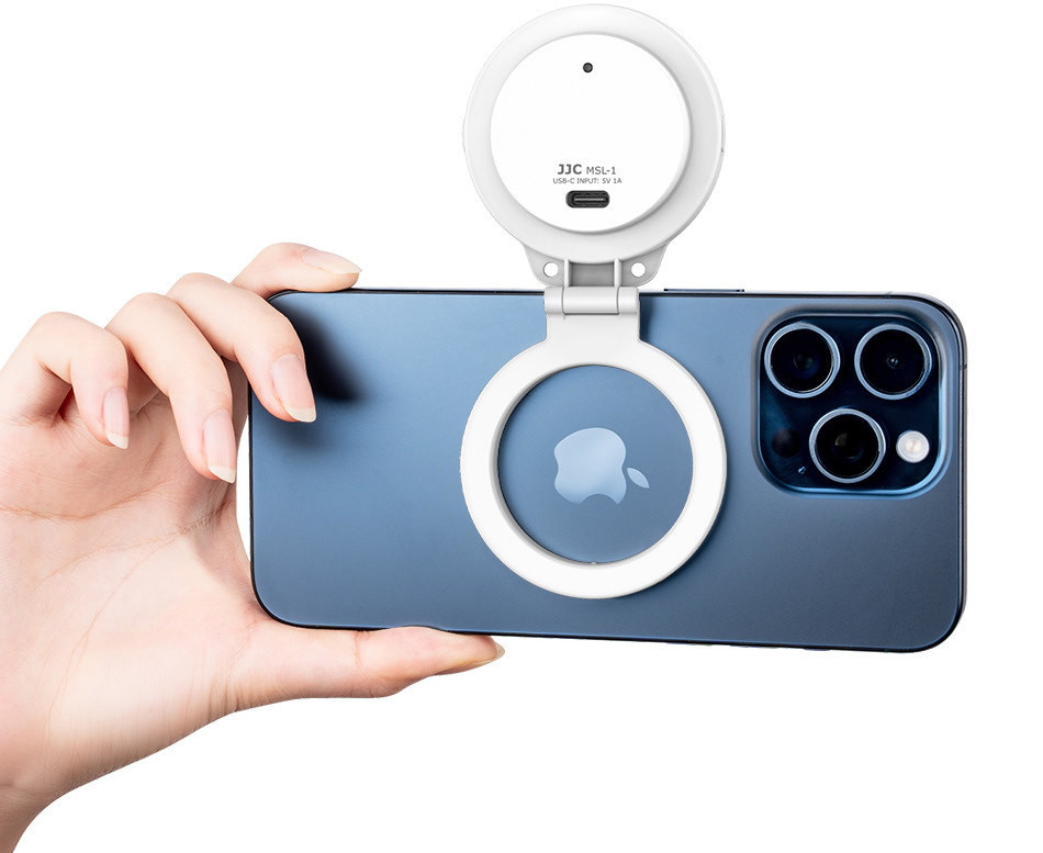 MagSafe кольцевой свет на смартфон (белый цвет)