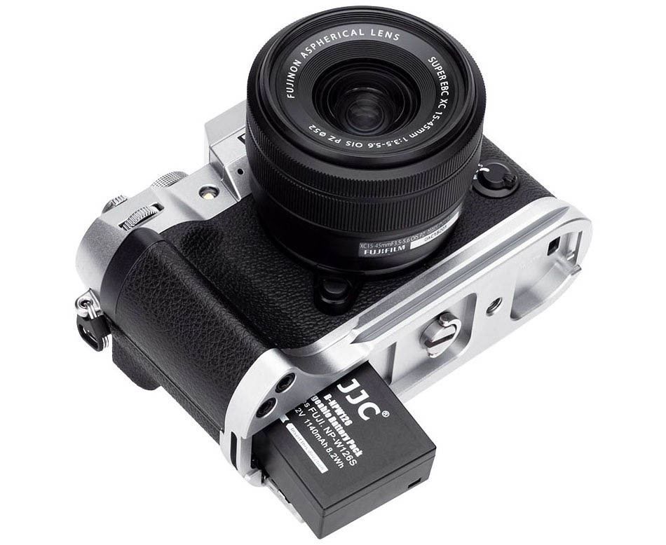 L-образная рукоятка для Fujifilm X-T50 (серебристая)