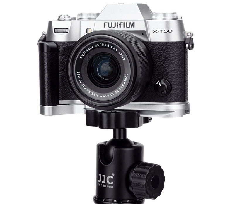 L-образная рукоятка для Fujifilm X-T50 (серебристая)