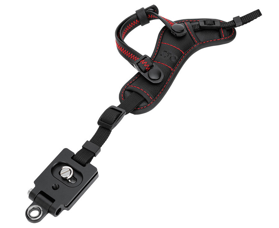 Кистевой ремень для зеркальных и беззеркальных камер с площадкой Arca-Swiss (красный)