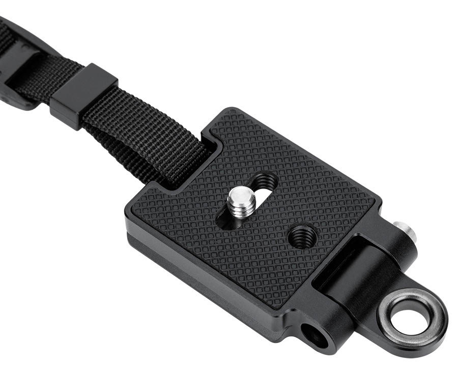 Кистевой ремень для зеркальных и беззеркальных камер с площадкой Arca-Swiss (красный)