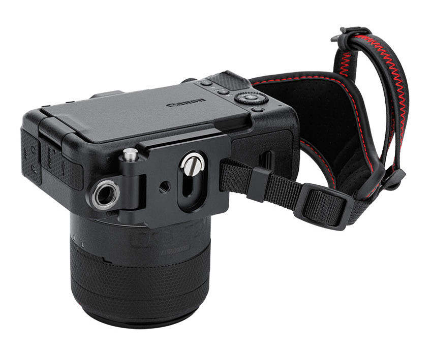 Кистевой ремень для зеркальных и беззеркальных камер с площадкой Arca-Swiss (красный)