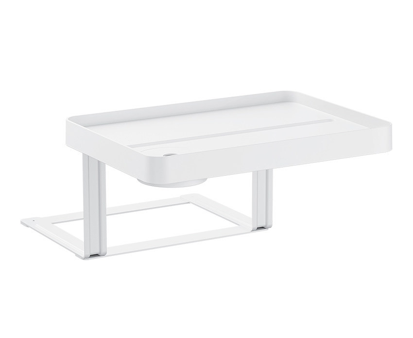 Полка прикроватная для смартфонов и планшетов с подстаканником (Z-крепление, нагрузка 3 кг)