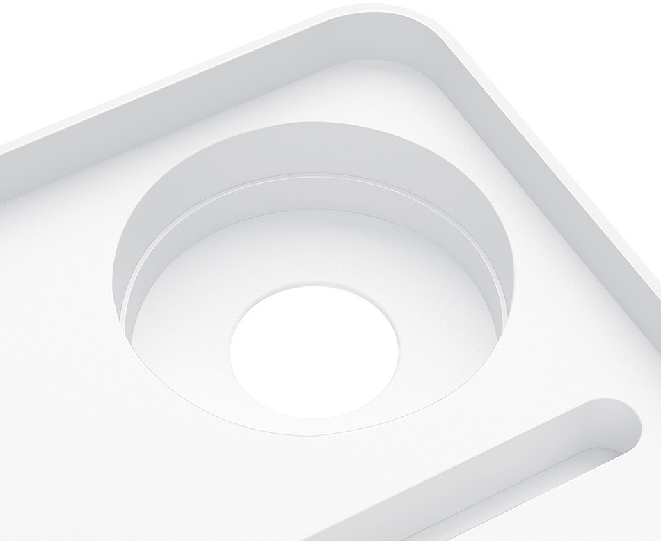 Полка прикроватная для смартфонов и планшетов с подстаканником (Z-крепление, нагрузка 3 кг)