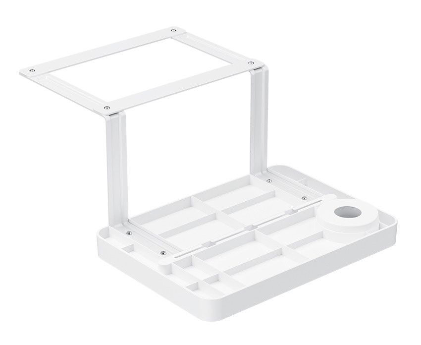 Полка прикроватная для смартфонов и планшетов с подстаканником (Z-крепление, нагрузка 3 кг)