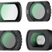 Четыре светофильтра для DJI Osmo Pocket 3 (CPL, NDV2-32, 0.72x Wide Angle, Black Mist 1/4)