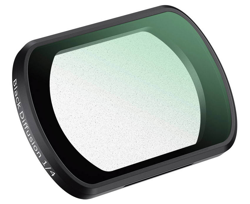 Четыре светофильтра для DJI Osmo Pocket 3 (CPL, NDV2-32, 0.72x Wide Angle, Black Mist 1/4)