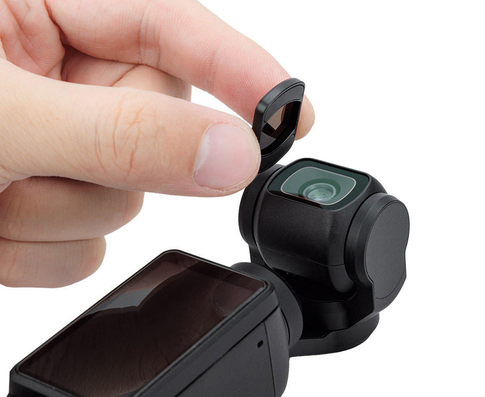 Четыре светофильтра для DJI Osmo Pocket 3 (CPL, NDV2-32, 0.72x Wide Angle, Black Mist 1/4)