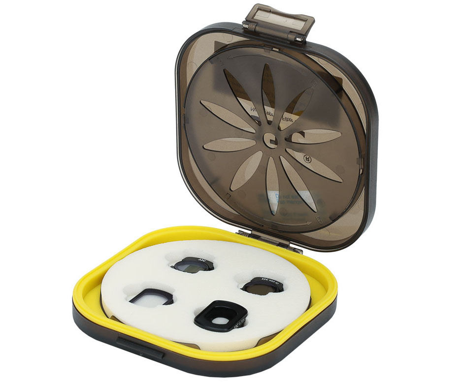 Четыре светофильтра для DJI Osmo Pocket 3 (CPL, NDV2-32, 0.72x Wide Angle, Black Mist 1/4)