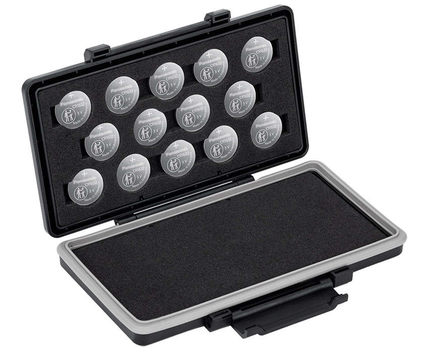 Защитный бокс на 28 батареек CR1632 / CR1620 / CR1616