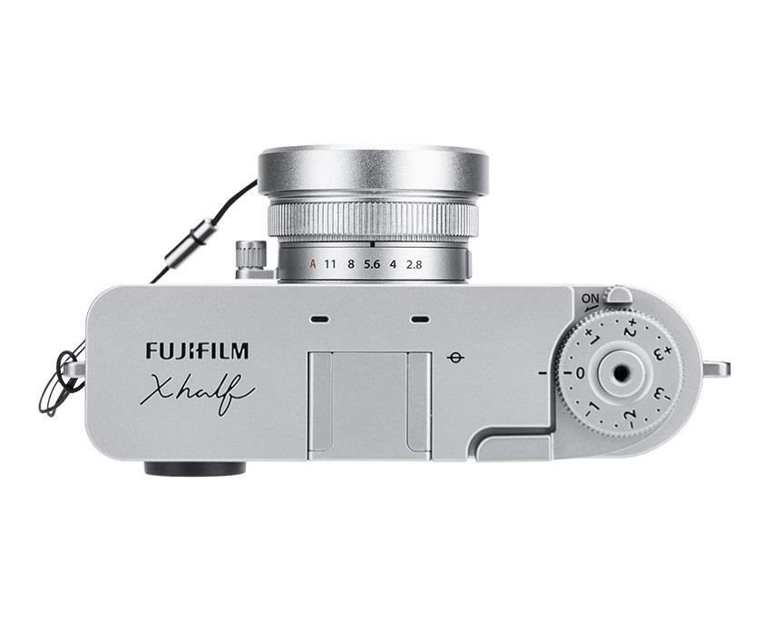 Бленда квадратная с крышкой для Fujifilm X Half (серебристый цвет)