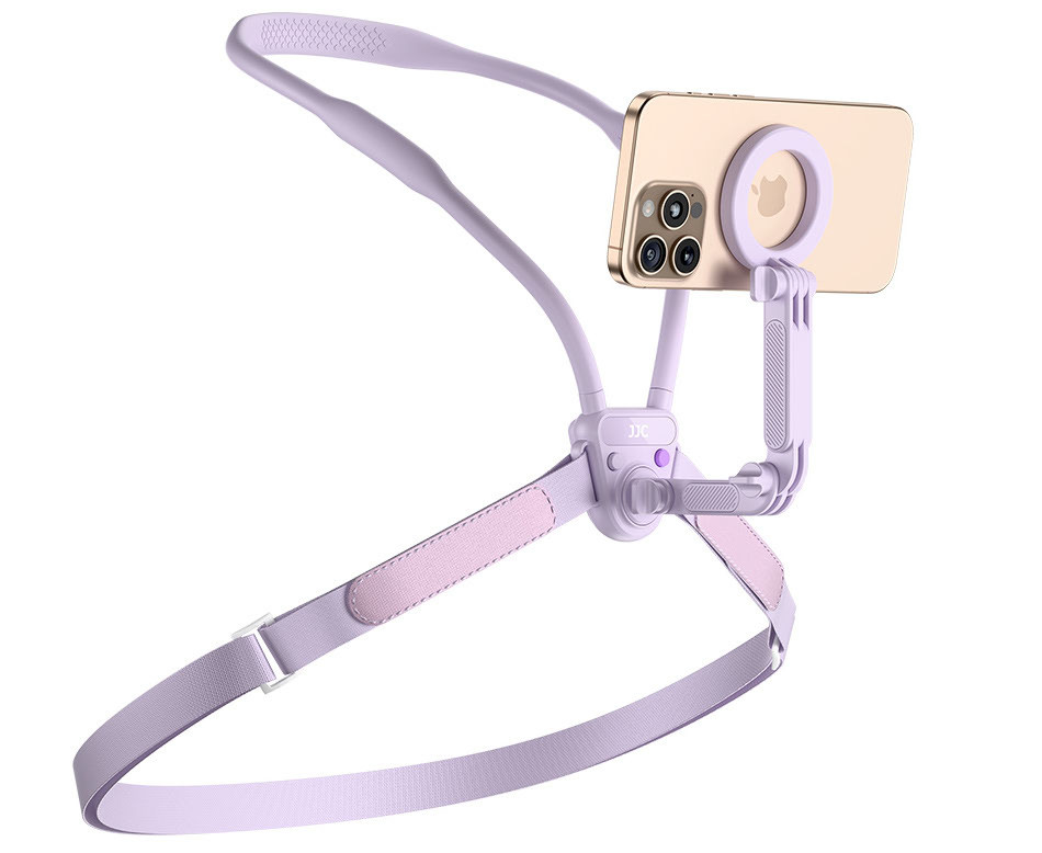 MagSafe нагрудное крепление для смартфона и экшн камеры (фиолетовый цвет)