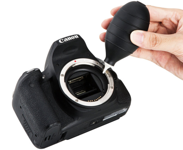 Компактная груша для чистки матрицы с коротким наконечником (черная)