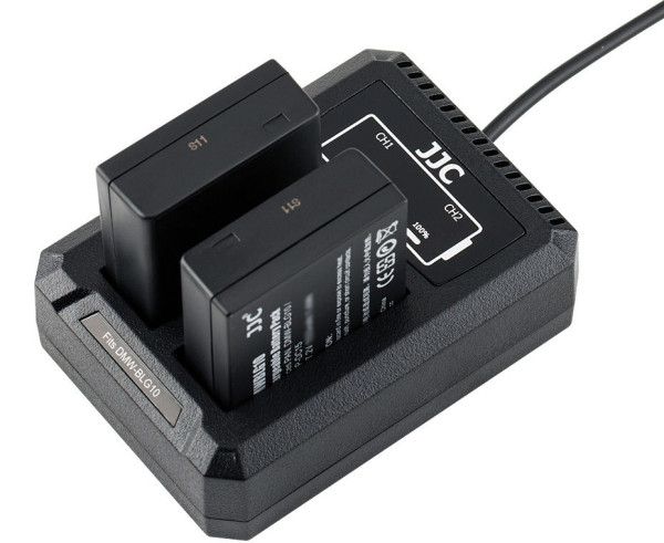 Зарядное USB устройство для двух аккумуляторов Panasonic DMW-BLG10 / DMW-BLE9 / Leica BP-DC15