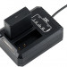 Зарядное USB устройство для двух аккумуляторов Panasonic DMW-BLG10 / DMW-BLE9 / Leica BP-DC15