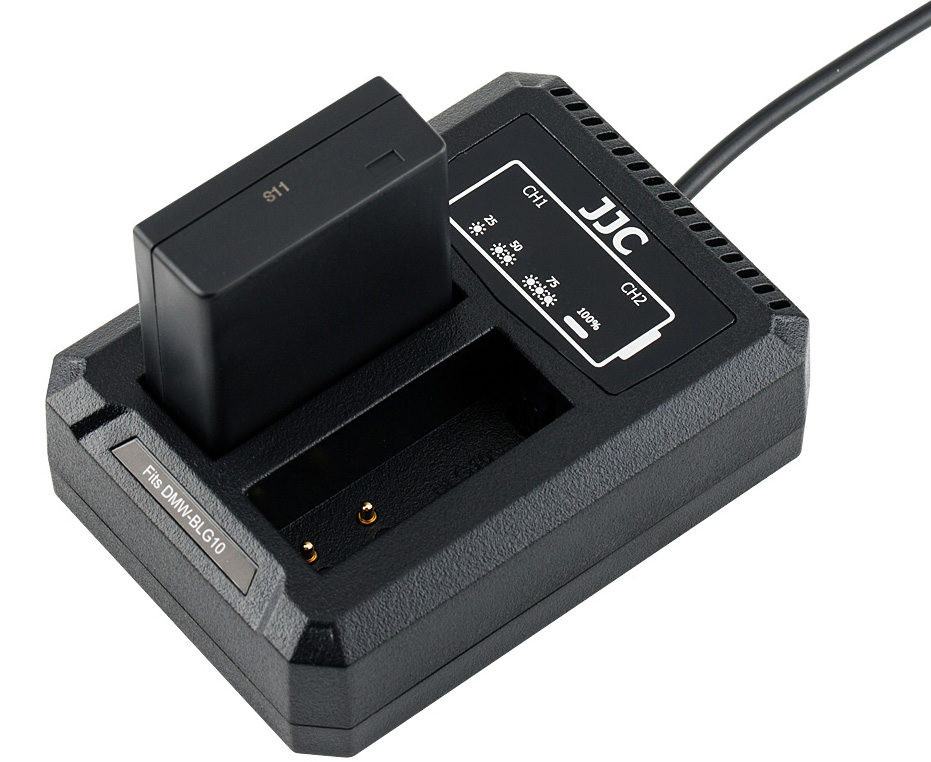Зарядное USB устройство для двух аккумуляторов Panasonic DMW-BLG10 / DMW-BLE9 / Leica BP-DC15