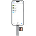 Картридер USB 3.0 / Type-C / MicroUSB OTG для SD и MicroSD карт памяти до 1 Тб (серый)