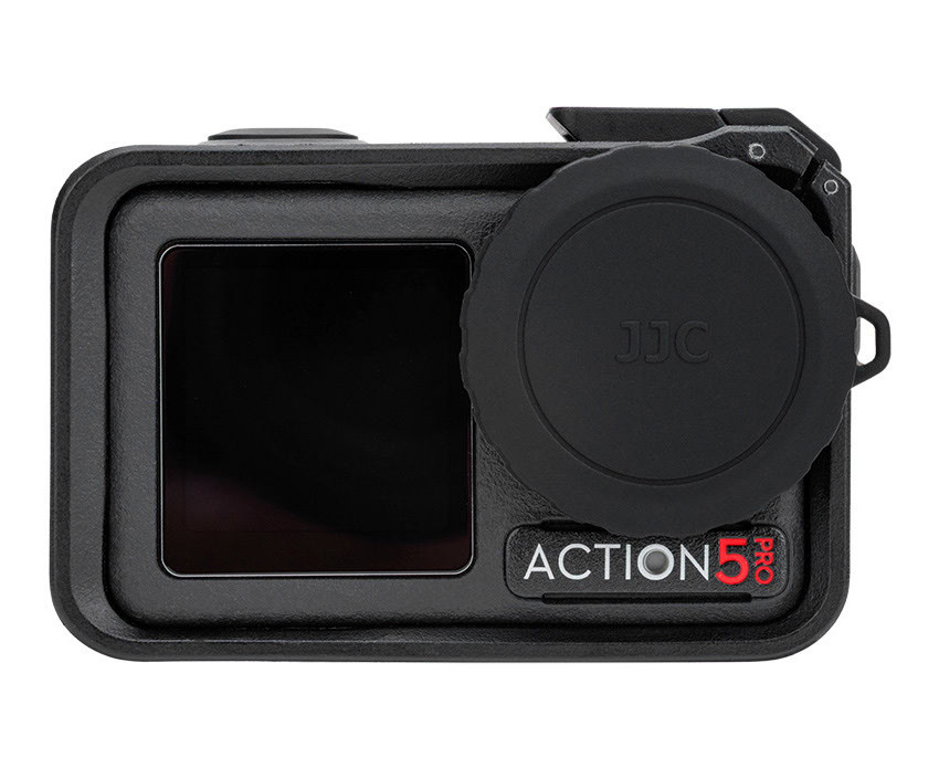 Силиконовая защитная крышка объектива DJI Osmo Action 5 Pro / 4 / 3 с держателем
