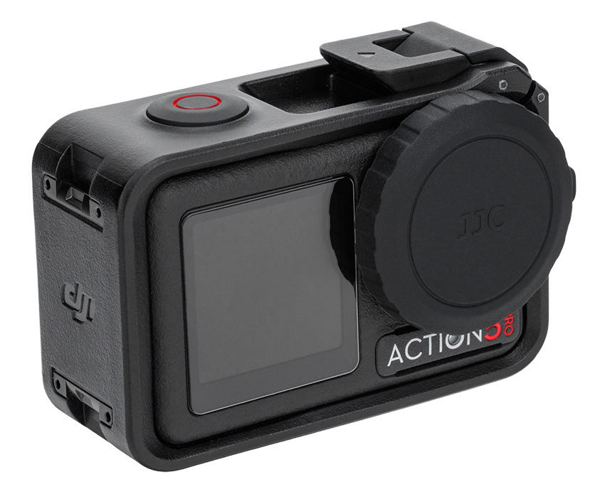 Силиконовая защитная крышка объектива DJI Osmo Action 5 Pro / 4 / 3 с держателем