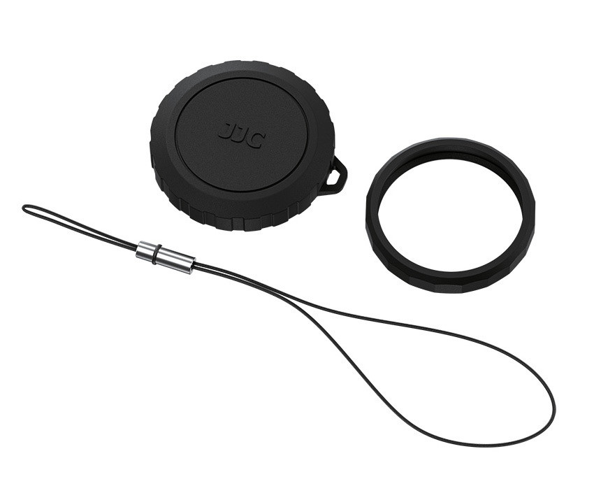 Силиконовая защитная крышка объектива DJI Osmo Action 5 Pro / 4 / 3 с держателем