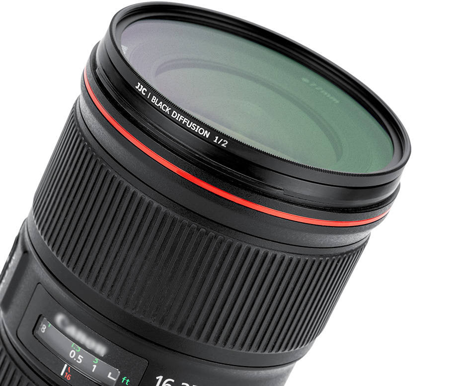 Диффузионный светофильтр 58 мм JJC Black Diffusion 1/2 Ultra Slim