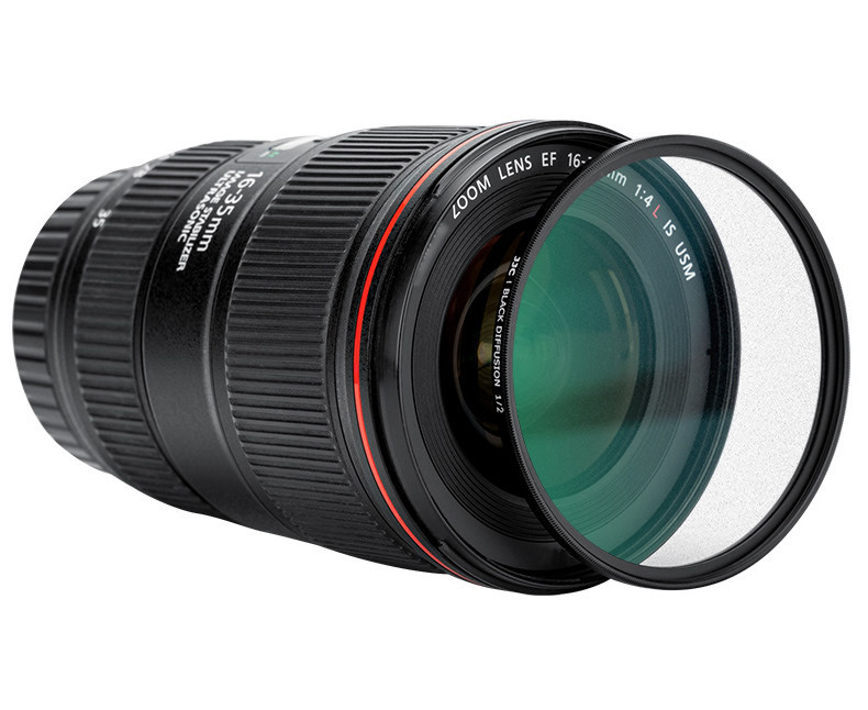 Диффузионный светофильтр 58 мм JJC Black Diffusion 1/2 Ultra Slim