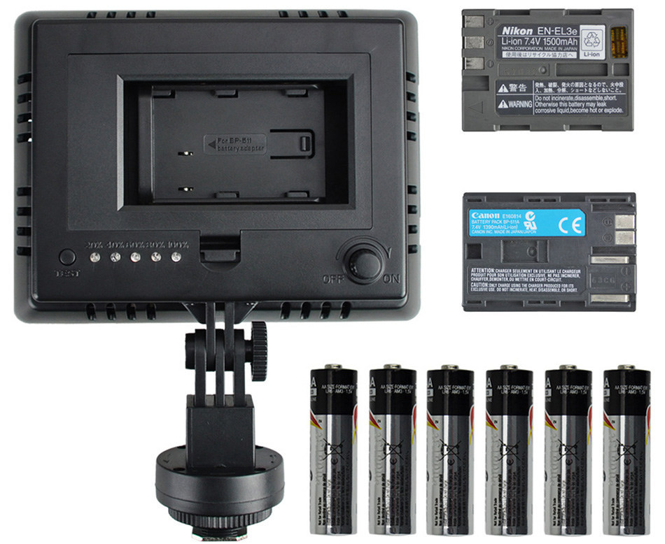 Накамерная LED панель для фото и видео камер (160 светодиодов)