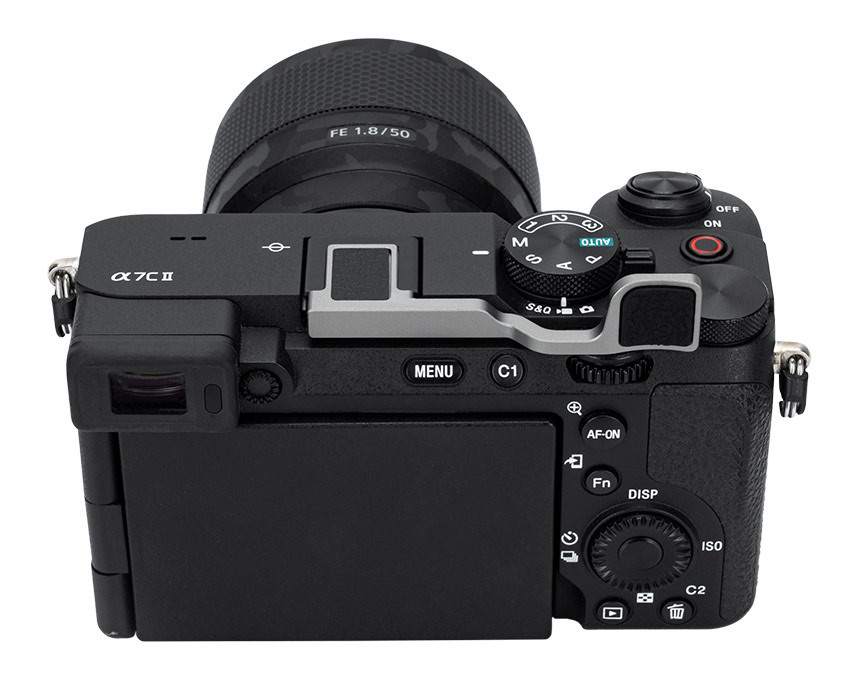 Дополнительный хват для Sony a7C II / a7C R (серебристый)