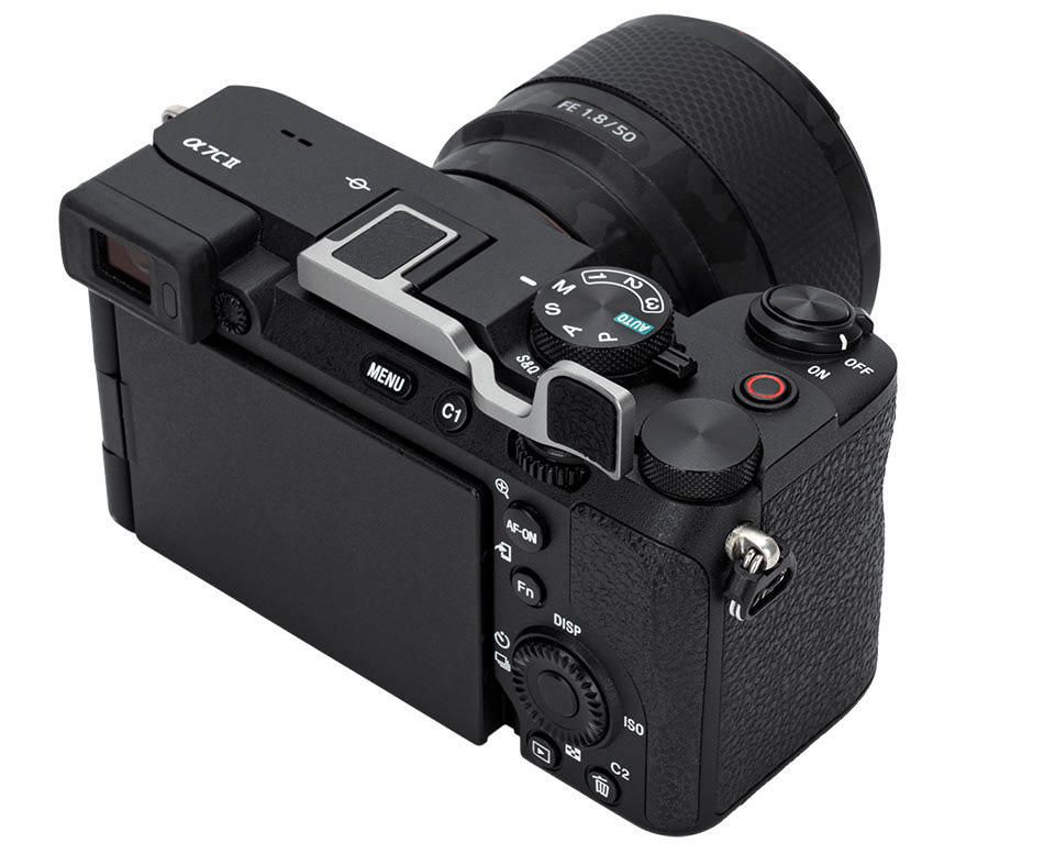 Дополнительный хват для Sony a7C II / a7C R (серебристый)