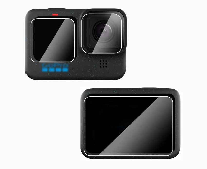 Защита для дисплея GoPro Hero 12 / Hero 11 / Hero 10 Black (стекло)