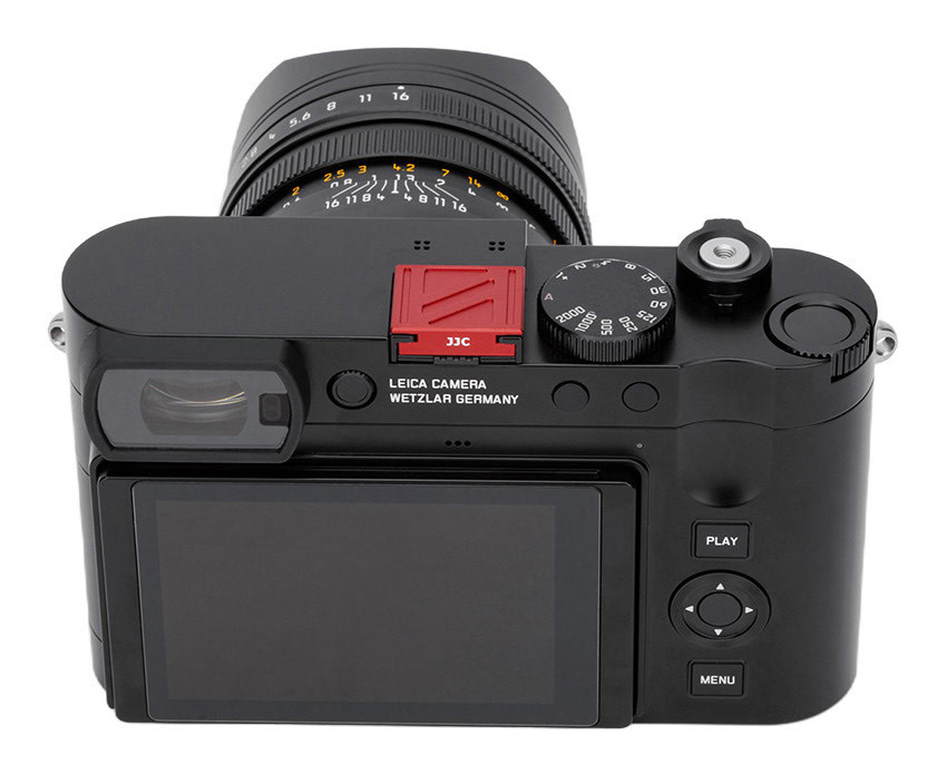 Заглушка на горячий башмак для камер Leica Q2 / Q3 / Q3 43 (красный цвет)