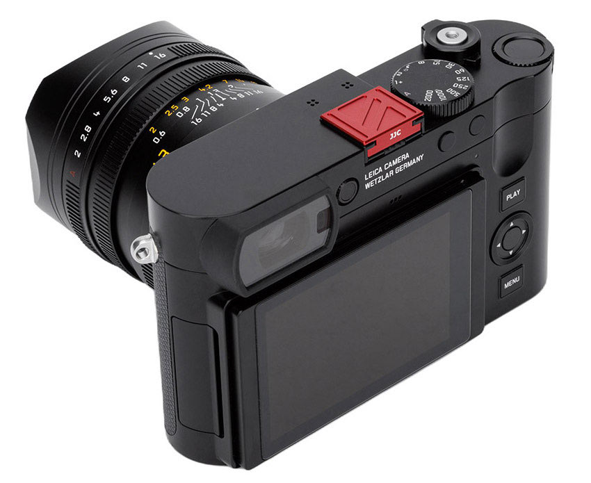 Заглушка на горячий башмак для камер Leica Q2 / Q3 / Q3 43 (красный цвет)