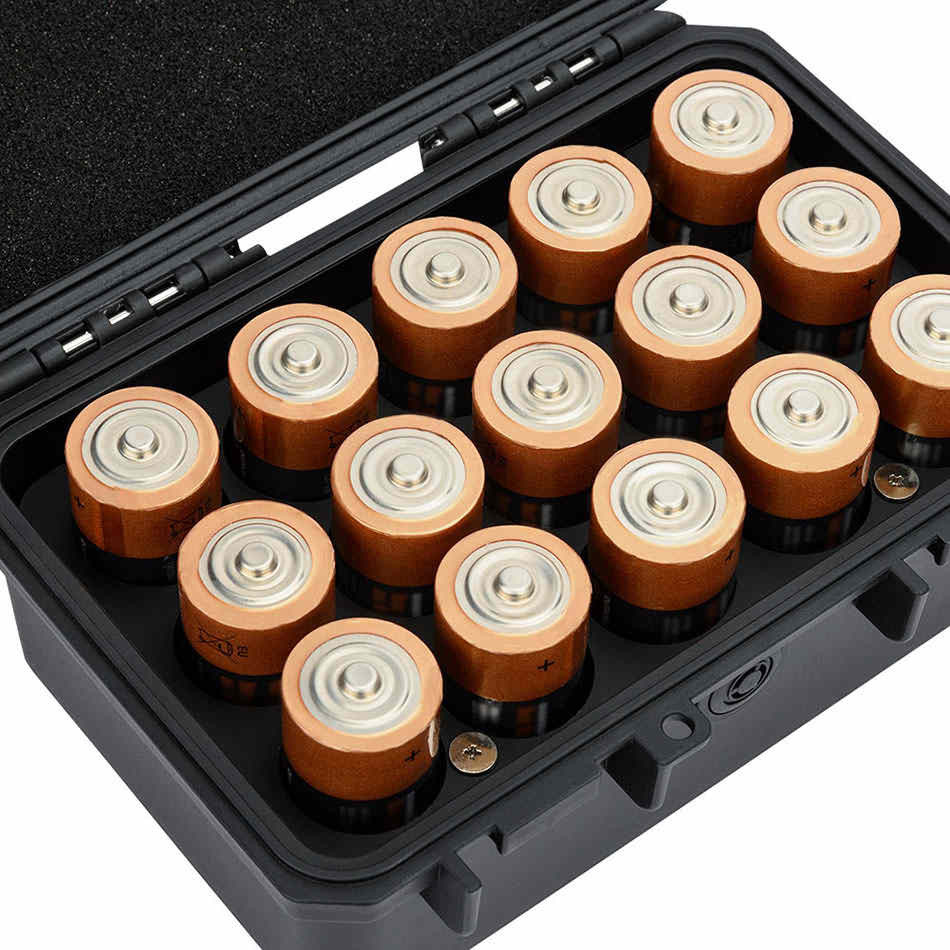 Защитный бокс на пятнадцать батареек LR14 (C)