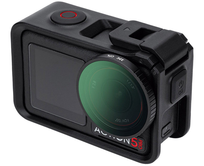 Поляризационный светофильтр для DJI Osmo Action 5 Pro / Action 4 / Action 3