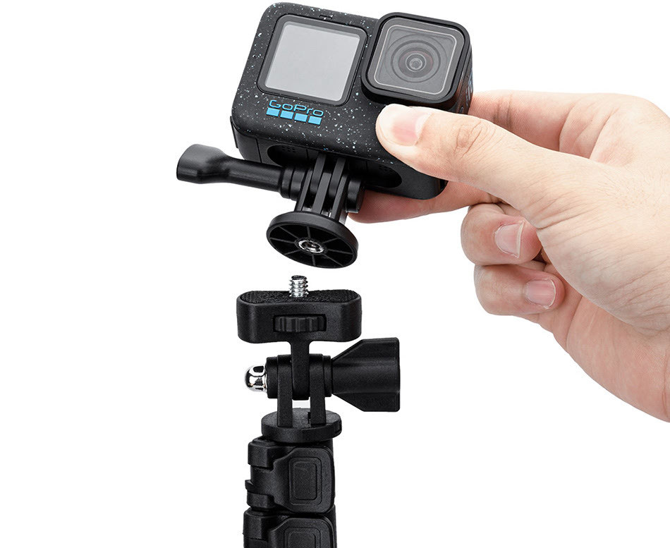 MagSafe гольф монопод с заострёнными кольями и креплением для экшн камер