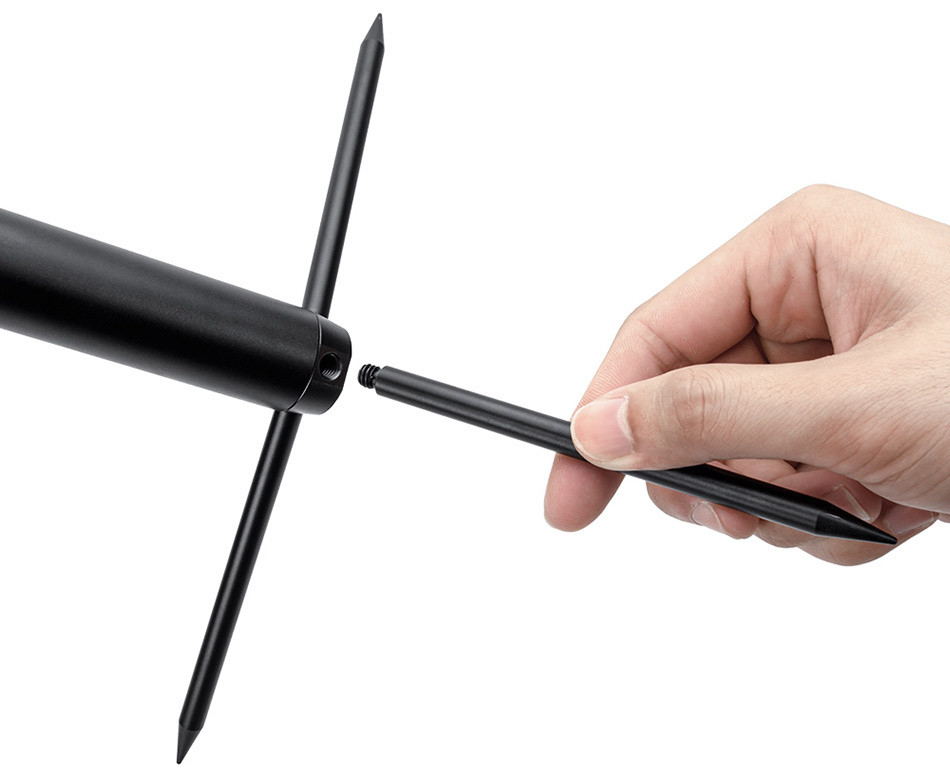 MagSafe гольф монопод с заострёнными кольями и креплением для экшн камер