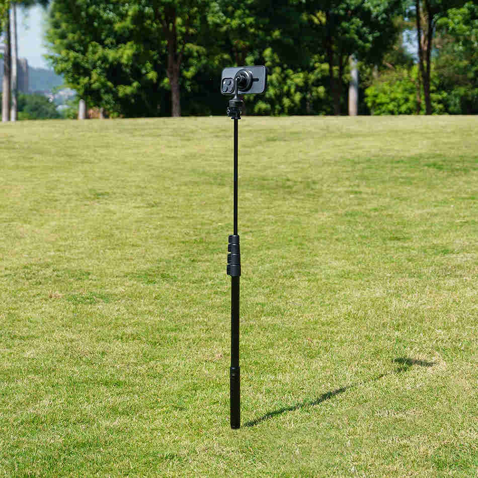 MagSafe гольф монопод с заострёнными кольями и креплением для экшн камер