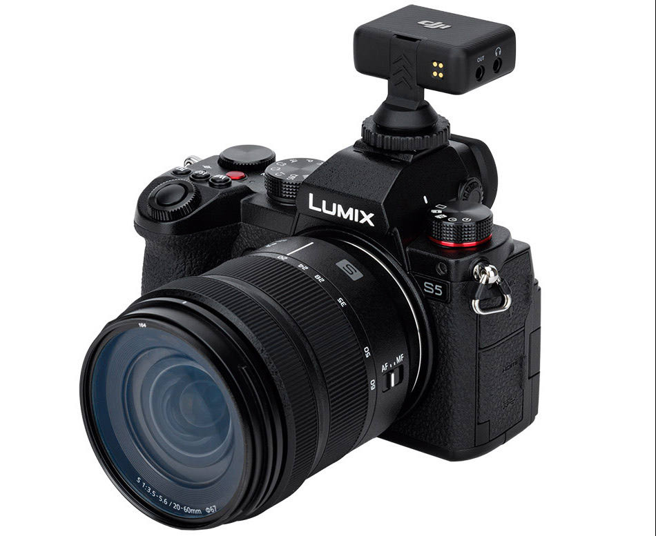 Адаптер для установки ресивера DJI Mic в горячий башмак камеры и штативы 1/4-20