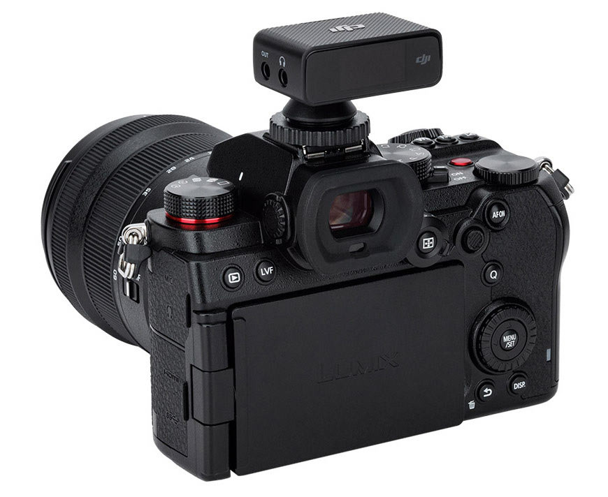 Адаптер для установки ресивера DJI Mic в горячий башмак камеры и штативы 1/4-20