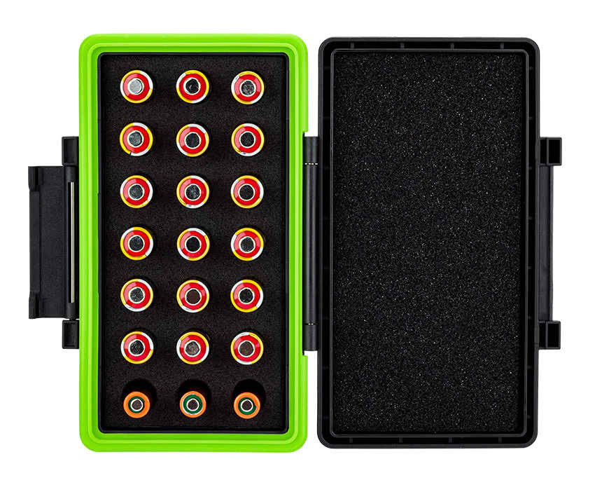 Защитный бокс на двадцать одну батарею типа 23A / VA23GA / A23 / MN21 / V23GA / 27A / VA27GA / A2 / MN2 / V27GA