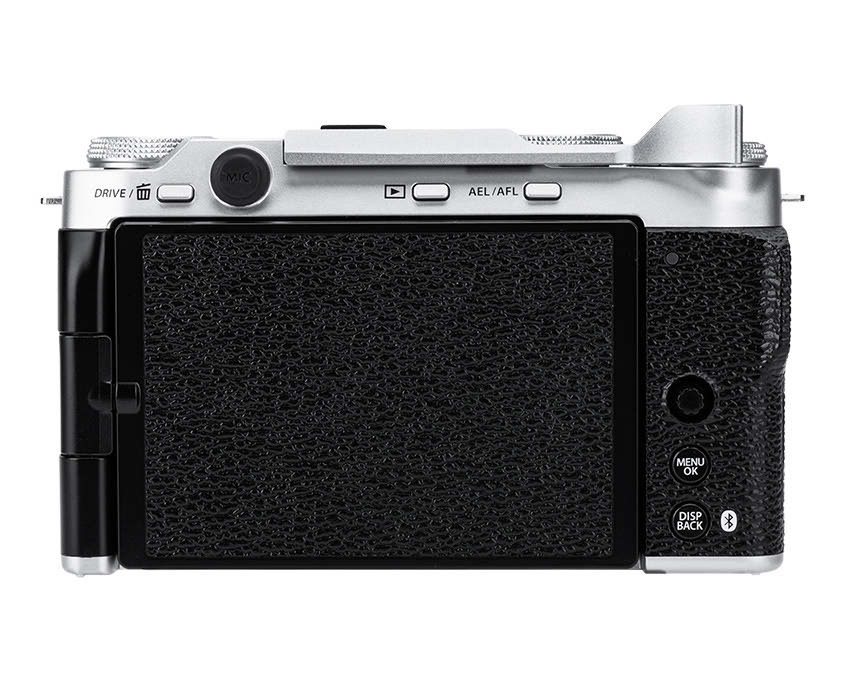 Дополнительный хват для Fujifilm X-M5 (серебристый цвет)