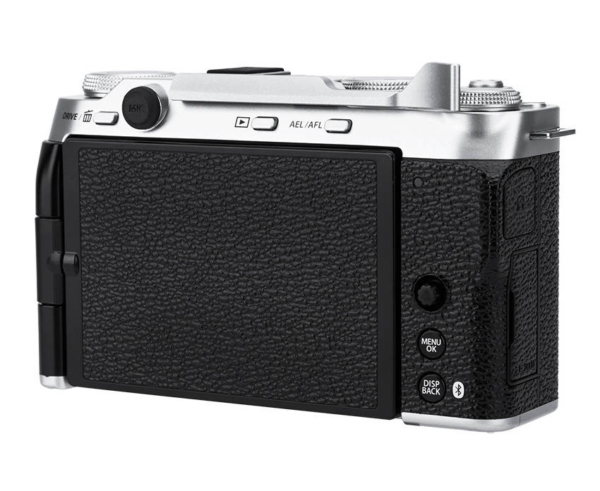 Дополнительный хват для Fujifilm X-M5 (серебристый цвет)