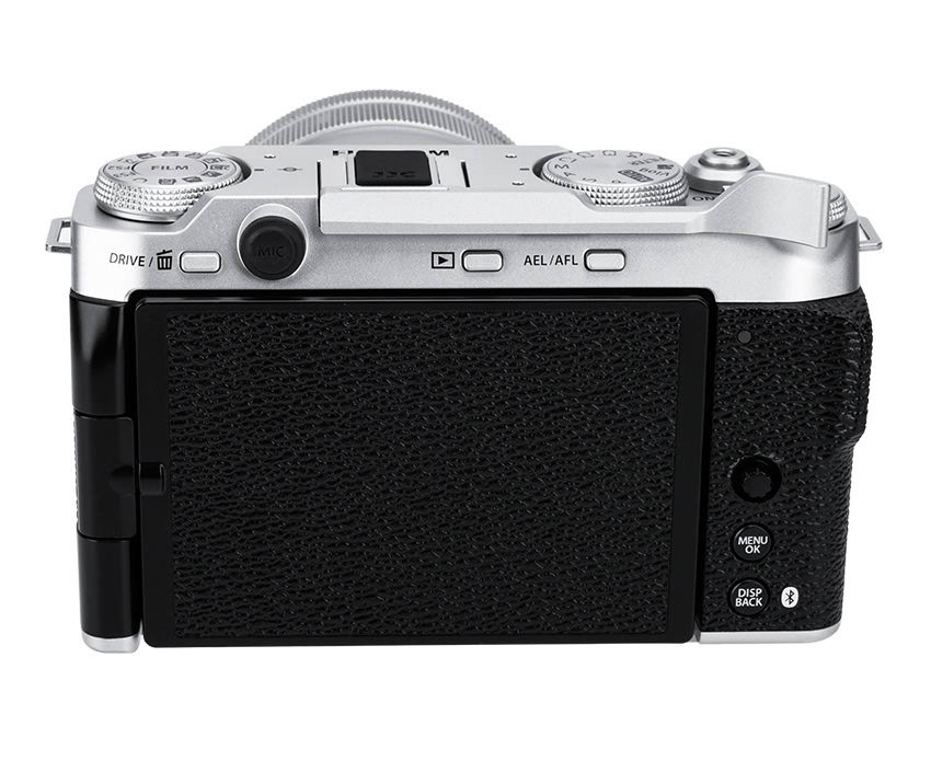 Дополнительный хват для Fujifilm X-M5 (серебристый цвет)