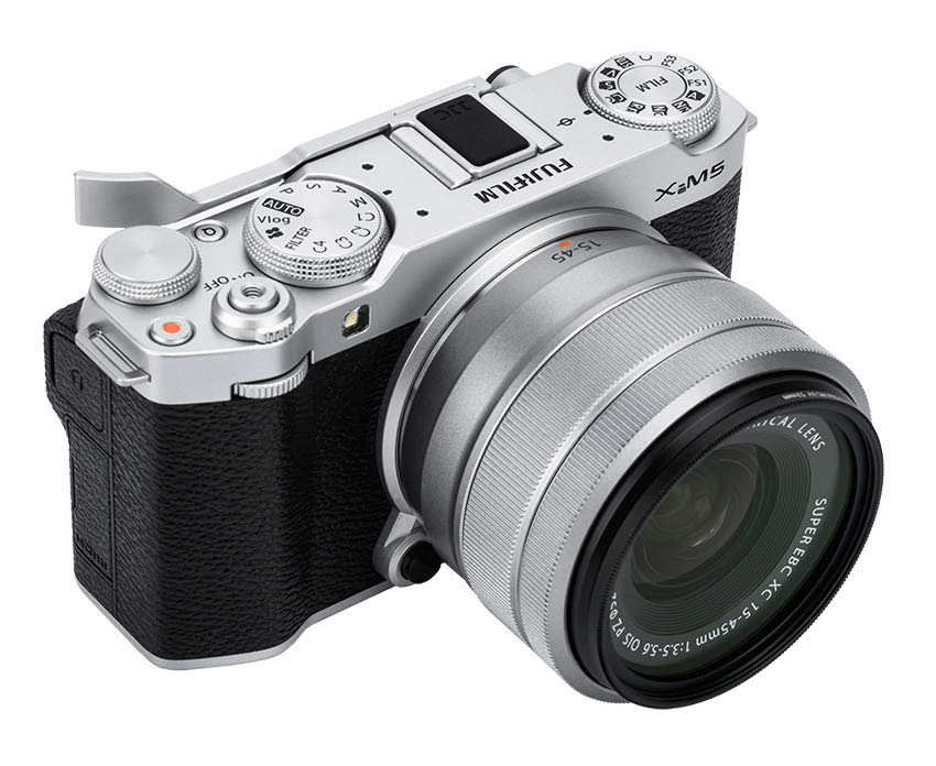 Дополнительный хват для Fujifilm X-M5 (серебристый цвет)