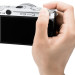 Дополнительный хват для Fujifilm X-M5 (серебристый цвет)