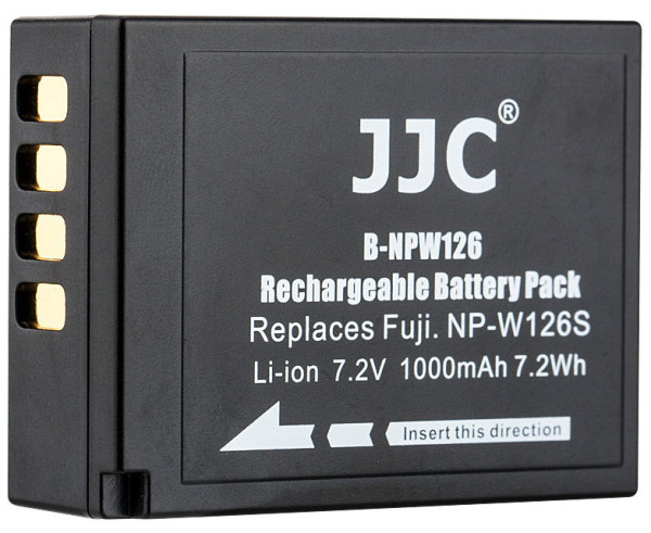 Аккумулятор JJC для фотокамер Fujifilm NP-W126 / NP-W126S