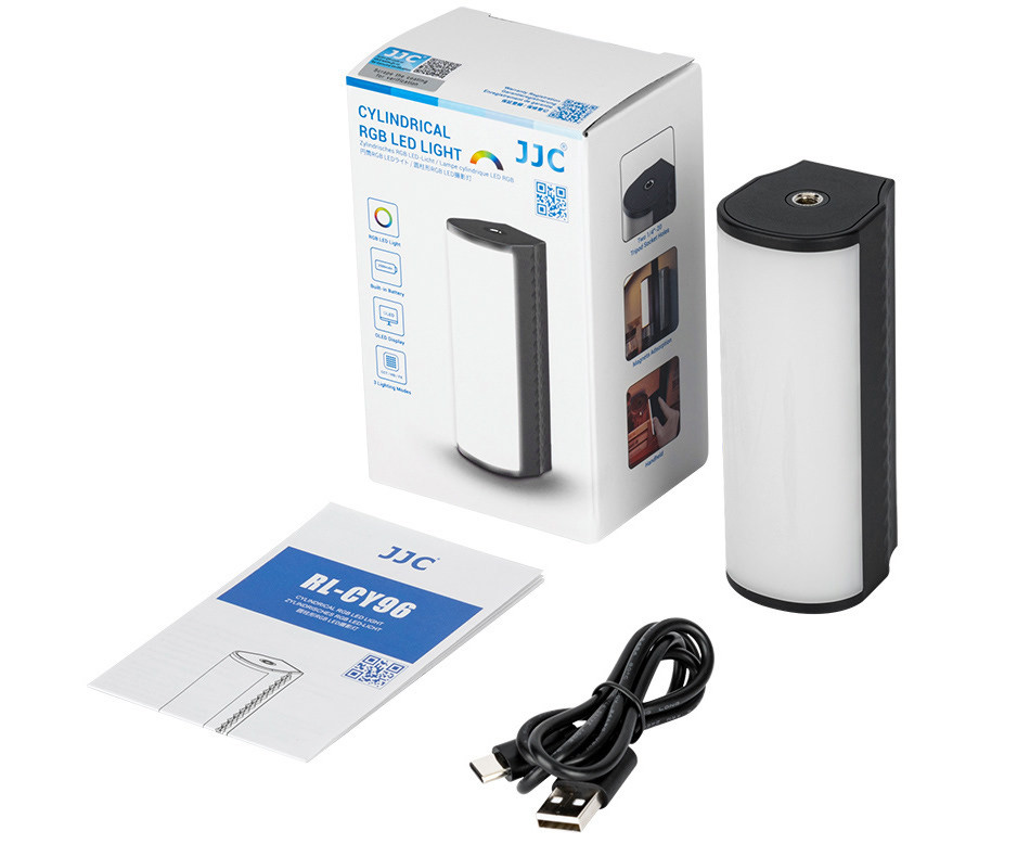 Накамерная цилиндрическая мини LED RGB панель для фото / видео камер и мобилографии